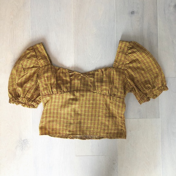 Boho plaid blouse - Picture 2 of 3